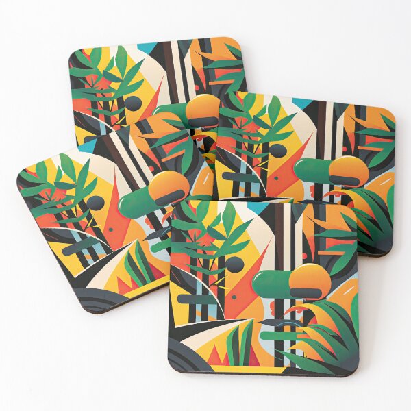Item preview, African Jungle Bauhaus Design designed and sold by ArtificialGenes.