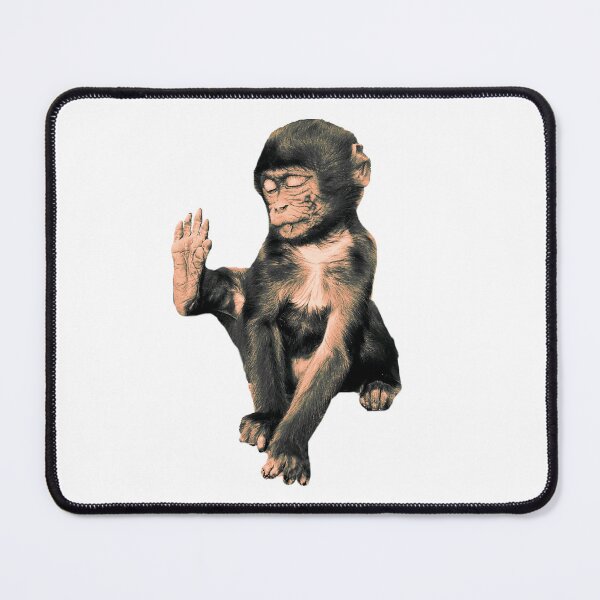 Item preview, Cute little monkey, yoga designed and sold by SalogwynLifeArt.