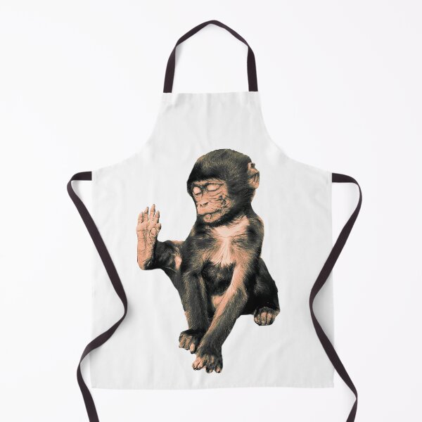 Item preview, Cute little monkey, yoga designed and sold by SalogwynLifeArt.