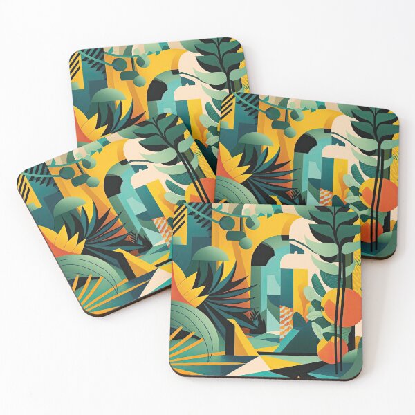 Item preview, African Jungle Bauhaus Design designed and sold by ArtificialGenes.