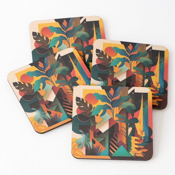 Item preview, African Jungle Bauhaus Design designed and sold by ArtificialGenes.