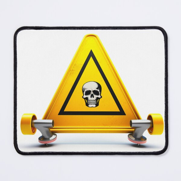 Item preview, Road sign, skull, skateboarding designed and sold by silent-violin.