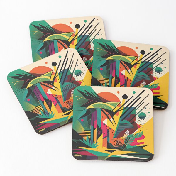 Item preview, African Jungle Bauhaus Design designed and sold by ArtificialGenes.