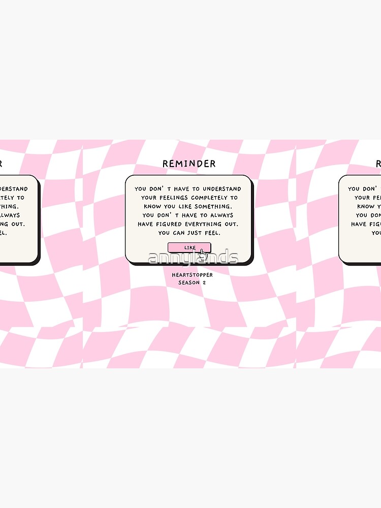 Thumbnail 6 of 6, Pet Bandana, Heartstopper Reminder Quote 90s Style designed and sold by annylands.