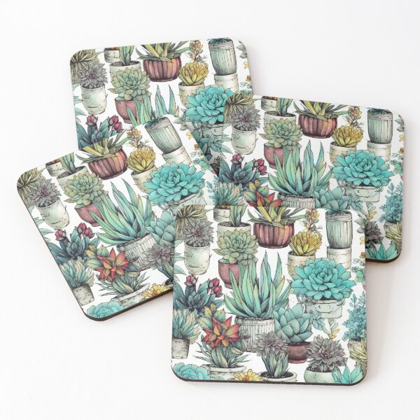 Item preview, Succulents botanical pattern 29 #cacti designed and sold by JBJart.