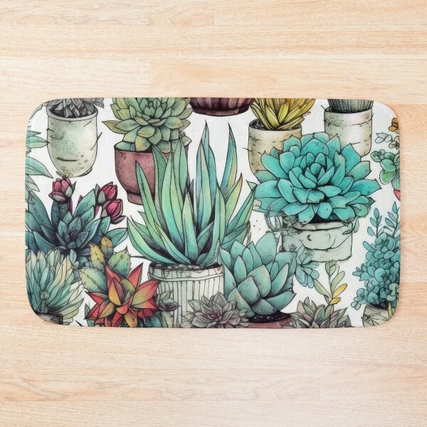 Item preview, Succulents botanical pattern 29 #cacti designed and sold by JBJart.
