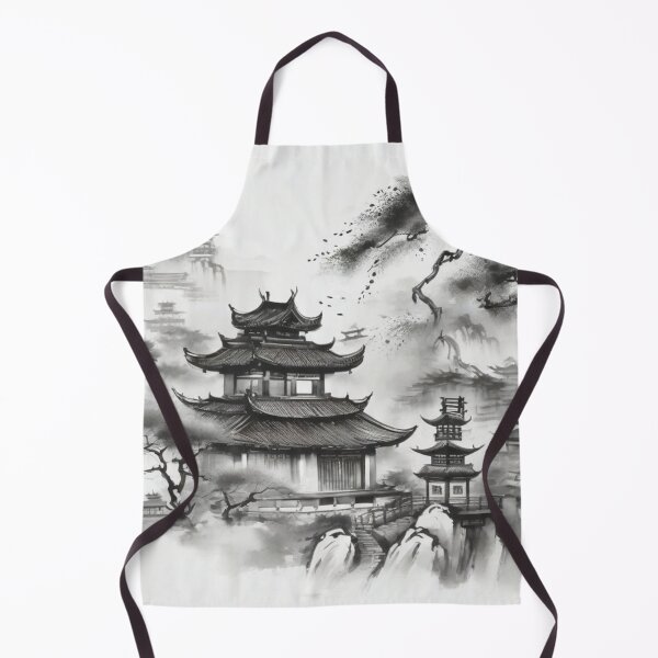 Item preview, Ancient ink wash painting, traditional china designed and sold by mikaws.