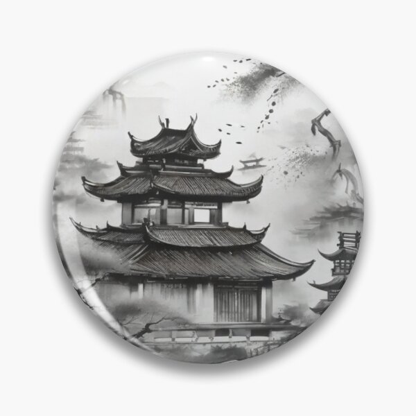 Item preview, Ancient ink wash painting, traditional china designed and sold by mikaws.