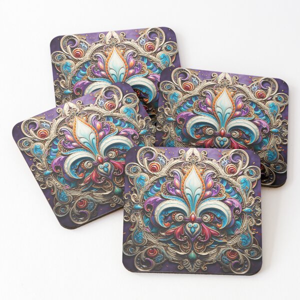 Item preview, Fleur de lis digital print designed and sold by dcrc.