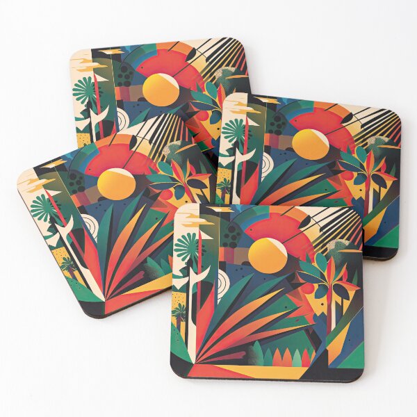 Item preview, African Jungle Bauhaus Design designed and sold by ArtificialGenes.