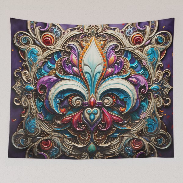 Item preview, Fleur de lis digital print designed and sold by dcrc.