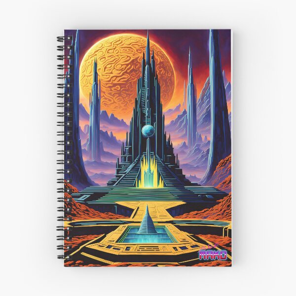 Item preview, Retro Scifi Skyline Deco CCCIII designed and sold by AliceMako.