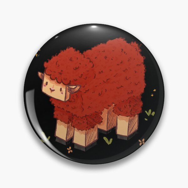 Item preview, Red Minecraft Sheep designed and sold by Smoltsuki.