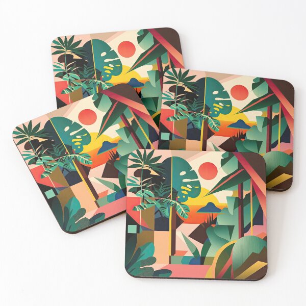 Item preview, African Jungle Bauhaus Design designed and sold by ArtificialGenes.