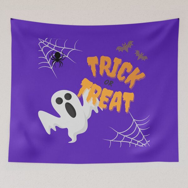 Item preview, Trick Or Treat Cute Ghost designed and sold by PrintWizardArt.