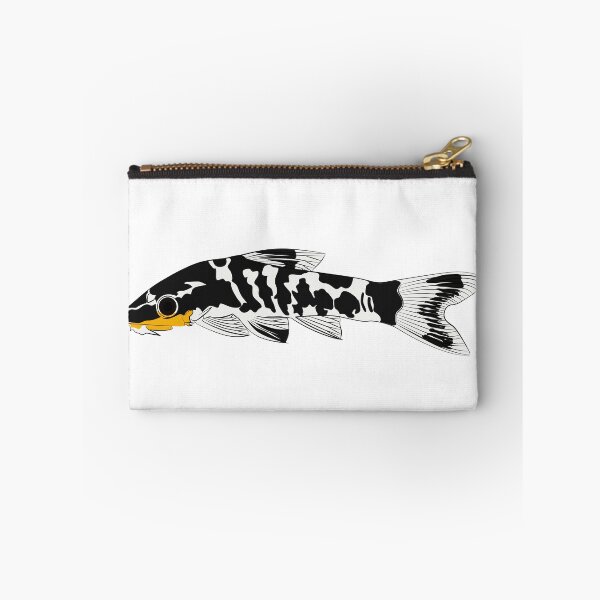 Item preview, zebra oto, tiger oto tropical freshwater catfish. Otocinclus cocama freshwater ornamental fish graphic illustrations aquarium catfish designed and sold by Marcin Adrian.