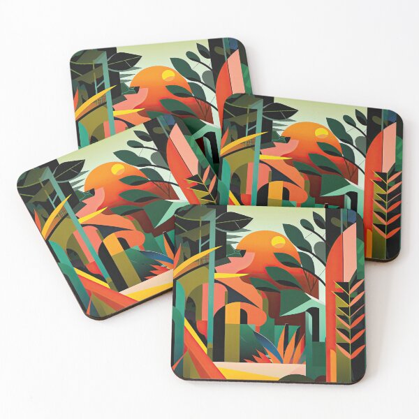Item preview, African Jungle Bauhaus Design designed and sold by ArtificialGenes.