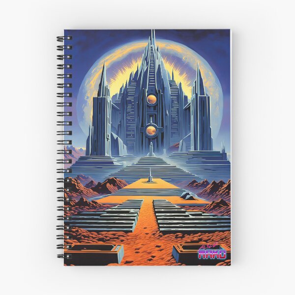 Item preview, Retro Scifi Skyline Deco CCCIV designed and sold by AliceMako.