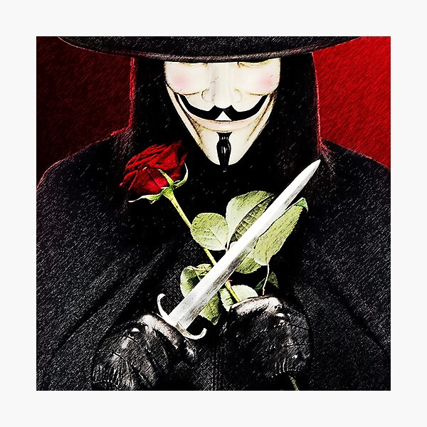Item preview, V for Vendetta - Digital fan art designed and sold by MyTributeTo.