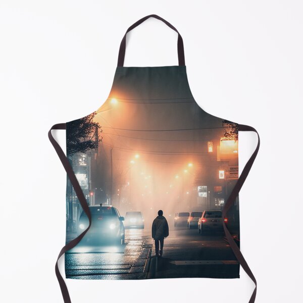 Item preview, Walking on a Foggy Night Street. designed and sold by goldcov.