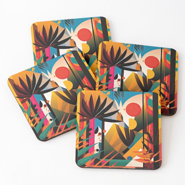 Item preview, African Jungle Bauhaus Design designed and sold by ArtificialGenes.