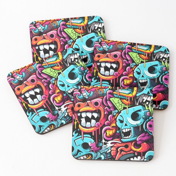 Item preview, Psychedelic Monster Mashup designed and sold by ThreeTimesGreat.