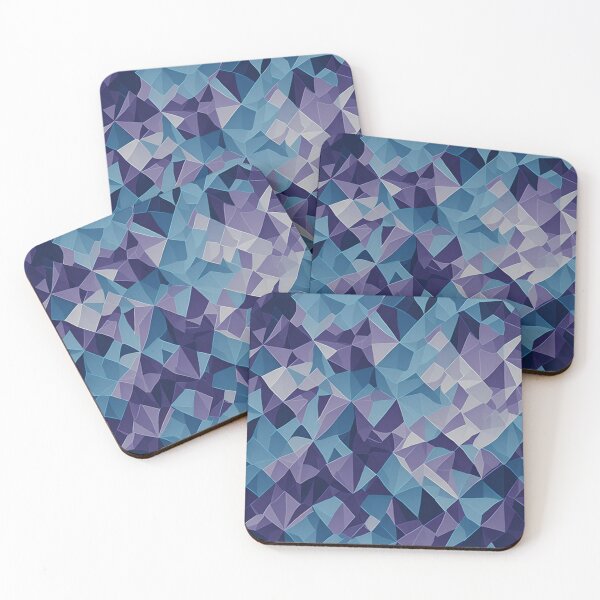 Item preview, Blue and purple geometric pattern designed and sold by Chanté Pearce.