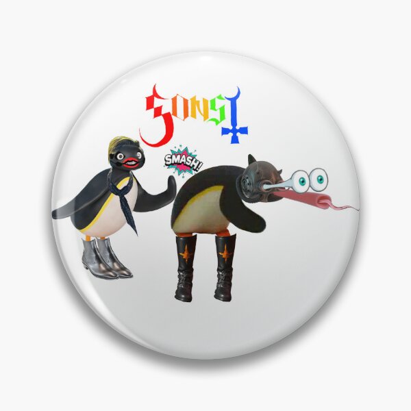 Item preview, Gonst, funny Pingu meme, The band Ghost  designed and sold by artghuleh.