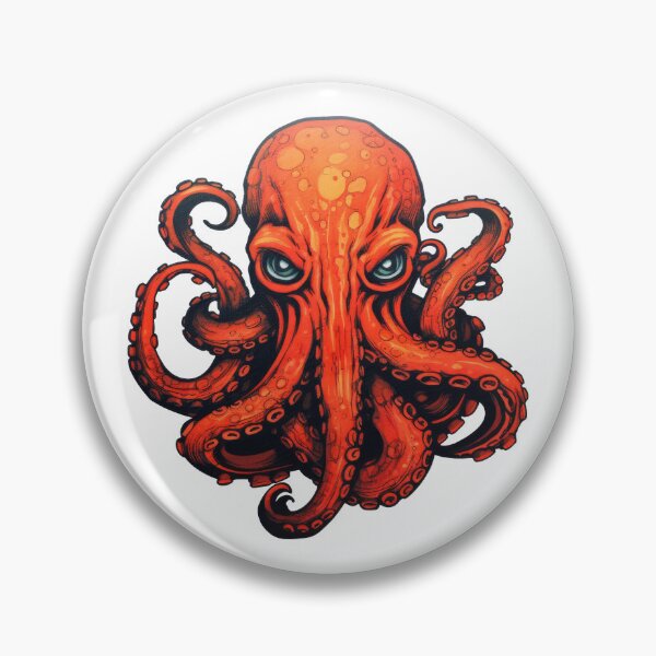 Item preview, Red Octopus designed and sold by MindsArtDesign.