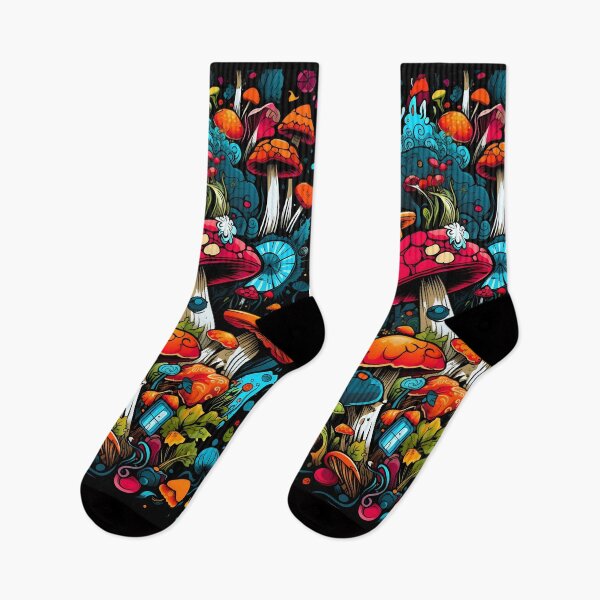 Item preview, Psychedelic Fungi Fantasy designed and sold by ThreeTimesGreat.