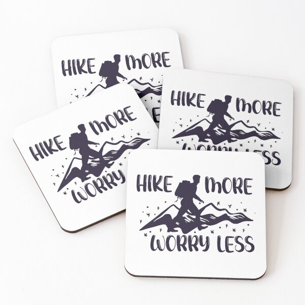 Item preview, Hike More Worry Less | Hiking Goals | Adventure Awaits designed and sold by designerpriti.