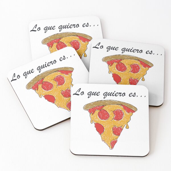 Item preview, Lo Que Quiero es... Pizza designed and sold by TropiCol Creations.