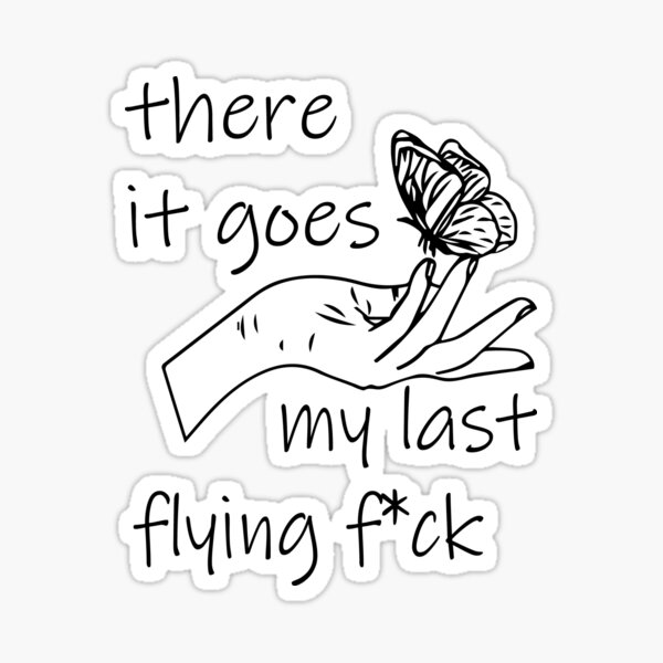 Flying Fuck Stickers for Sale