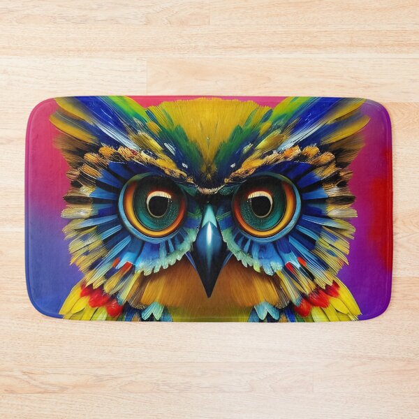 Item preview, Colourful Owl, Ai Generated Art  designed and sold by ACC .