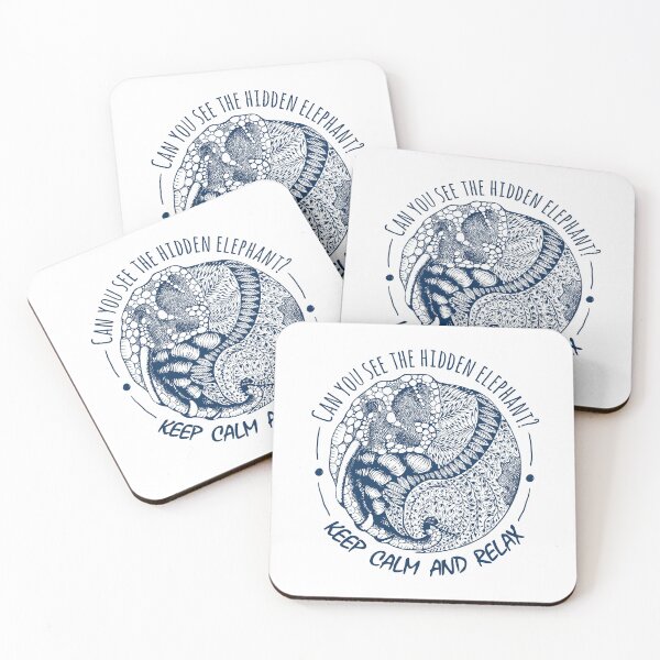 Item preview, Keep calm and relax Elephant designed and sold by JamajkaArtist.