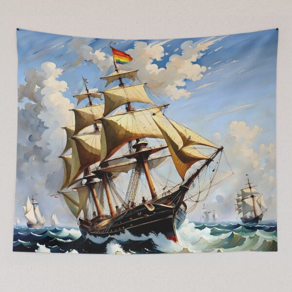 Item preview, Flag Ship designed and sold by DiscoGypsyFish.