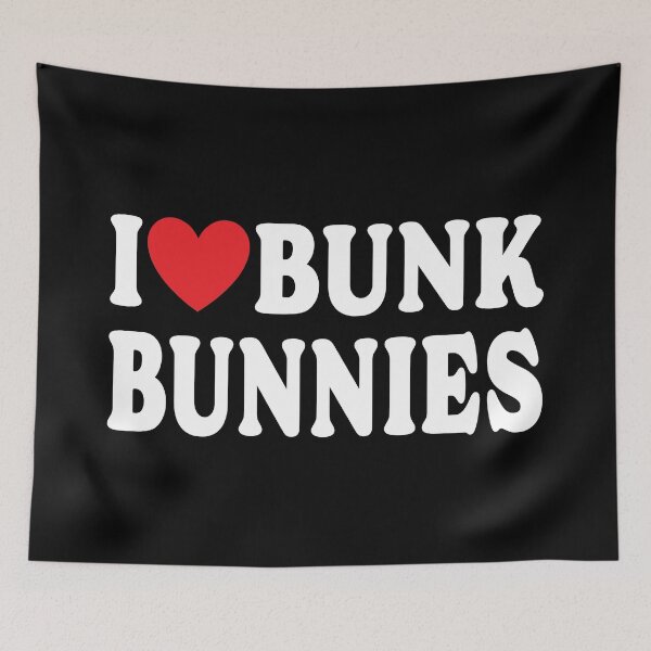 Item preview, I Love Bunk Bunnies - Funny sticker for truckers or military designed and sold by TaraGbear.