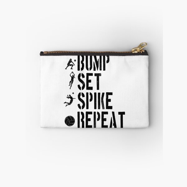 Item preview, bump set spike repeat design for volleyball fans designed and sold by ChaosEdits.