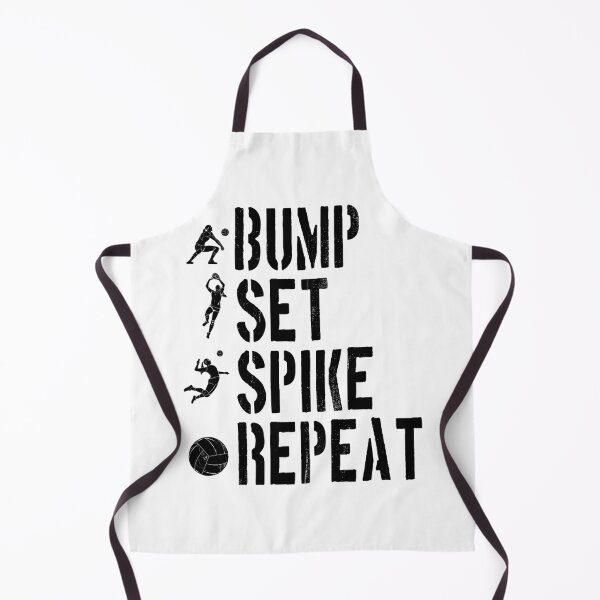 Item preview, bump set spike repeat design for volleyball fans designed and sold by ChaosEdits.