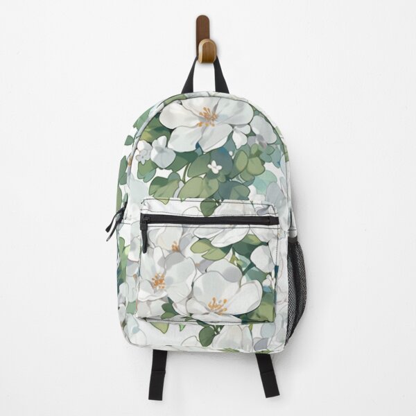Item preview, White Kawaii Flowers - Floral Pattern designed and sold by Just-Flowers.