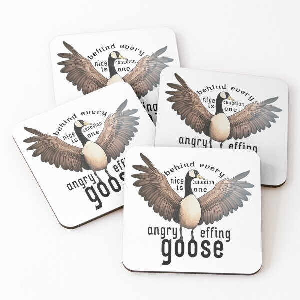 Item preview, Behind Every Nice Canadian Is An Angry Goose designed and sold by Bug & Brush.