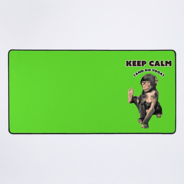 Item preview, Cute Yoga Monkey "Keep calm and do Yoga" designed and sold by SalogwynLifeArt.