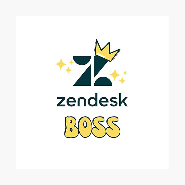 Item preview, zendesk boss designed and sold by soniaaseguin.