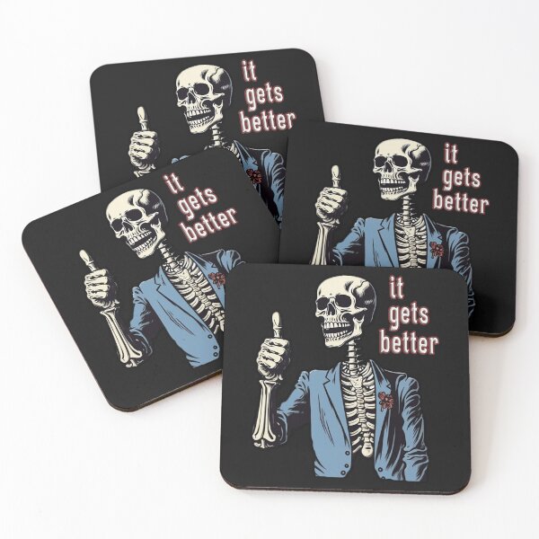 Item preview, Skeleton: It Gets Better designed and sold by Bug & Brush.