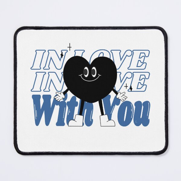 Item preview, in love with you - black heart funny y2k groovy retro vintage designed and sold by TNwandesignart.
