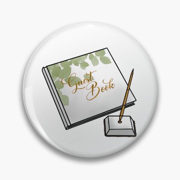 Item preview, Guest Book designed and sold by honeybeepaper.