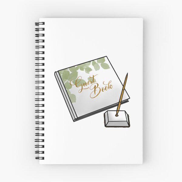 Item preview, Guest Book designed and sold by honeybeepaper.