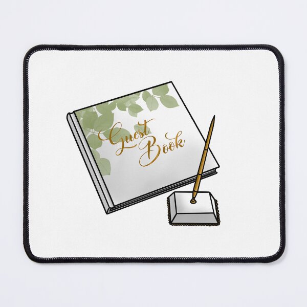 Item preview, Guest Book designed and sold by honeybeepaper.