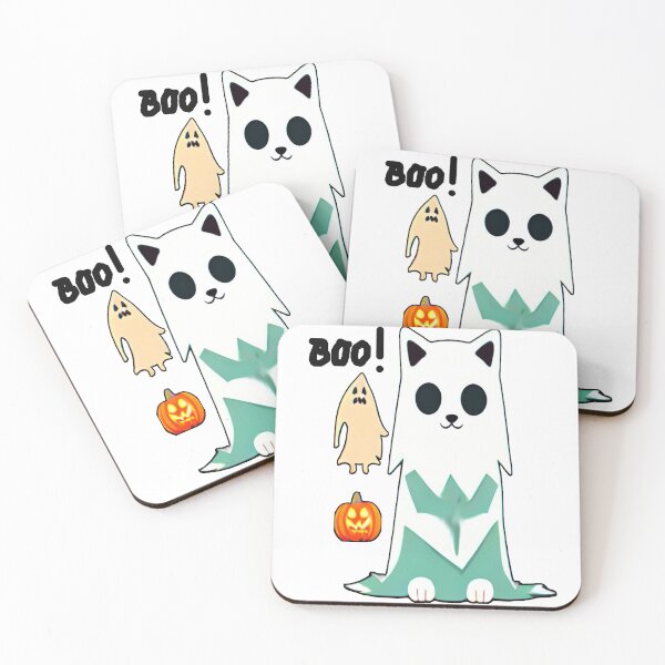 Item preview, Cute ghost cat Halloween  Hallows Eve Art  designed and sold by sdartproject.