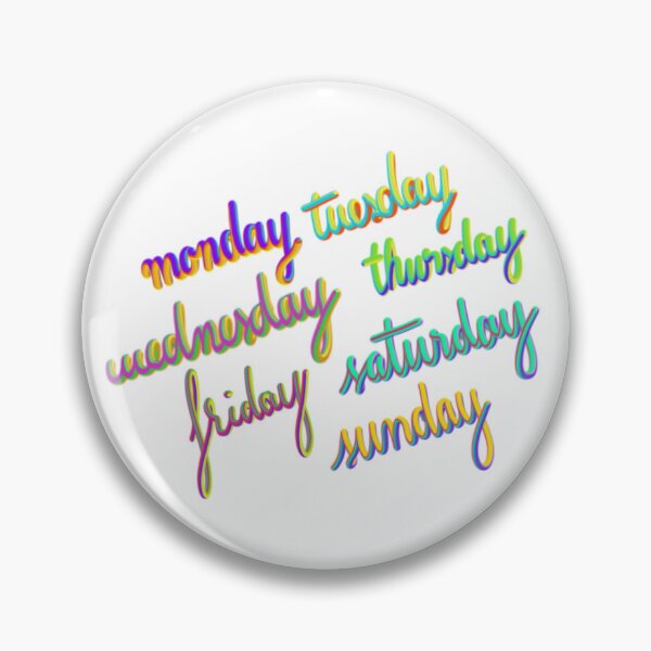 Item preview, Weekdays 3D designed and sold by PocketRoom.